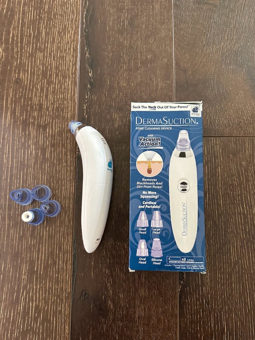 New Dermasuction Blackhead and Pore Cleaning Tool Device Vacuum